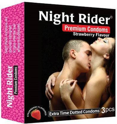 NIGHT RIDER extra time super dotted condom(pack of 10)(30pc) Condom