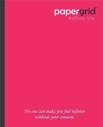 papergrid Short Book - 19 cm x 15.5 cm, Unruled Regular Notebook Unruled 72 Pages