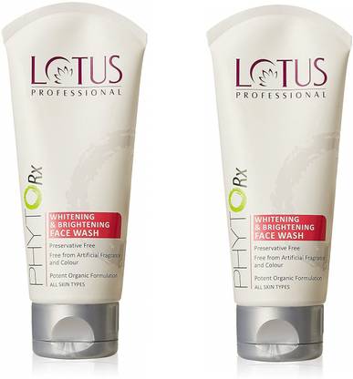 Lotus Professional Phytorx Whitening And Brightening  Pack of 2 Face Wash