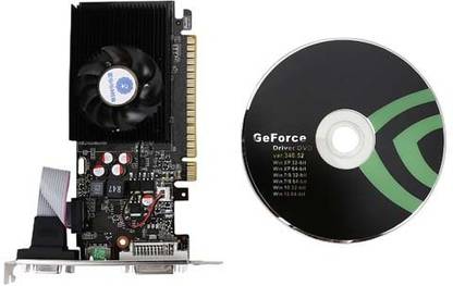 ZOONIS NAVDIA GE FORE GTX-730 GDDR3 4 GB NVIDIA Chipset 64 bit 90 MHz Graphics Card