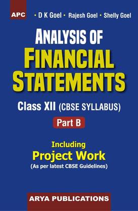 Analysis Of Financial Statements For Class-12