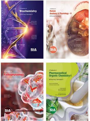 B.Pharmacy (Semester-II) SET OF 4 SUBJECTS (As Per The Syllabus Prescribed By (PCI) Pharmacy Council Of India) 2020 Edition