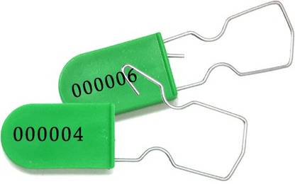 RAIBEX Padlock Seal Mini 50 PCS Tamper Proof Padlock Security Seal Tamper Seal