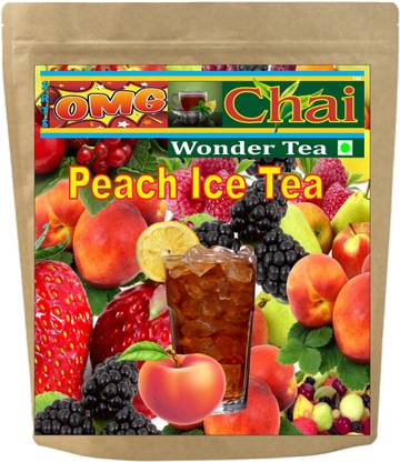 omg chai Peach Ice Tea Peach Iced Tea Pouch