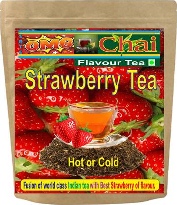 omg chai Strawberry Tea Strawberry Tea Pouch