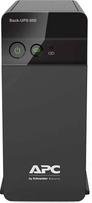 APC BX600C-IN BACK - UPS 600 230 V Line-interactive Tower Model UPS with Overload Protection 3 Outlet Plugs