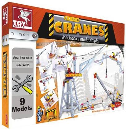 ToyKraft Cranes Construction Kit in Multi Color for 9 year-old and above
