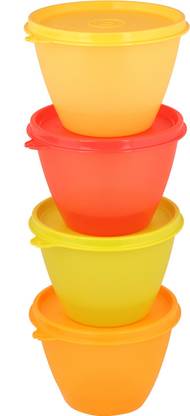 TUPPERWARE Plastic Grocery Container  - 400 ml, 400 ml, 400 ml, 400 ml