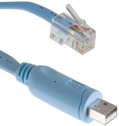 techut Ethernet Cable 1.8 m fdti chip USB Console Cable USB to RJ45 Cable Essential Accesory of Cisco, NETGEAR, Ubiquity, LINKSYS, TP-Link Routers/Switches for Laptops in Windows, Mac, Linux