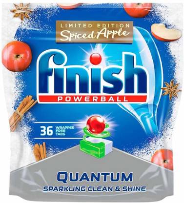 Finish Powerball Quantum Dishwasher Tablets 36 Spiced Dishwashing Detergent