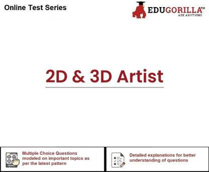 EduGorilla Skill, Aptitude and Language Test 2D & 3D Artist