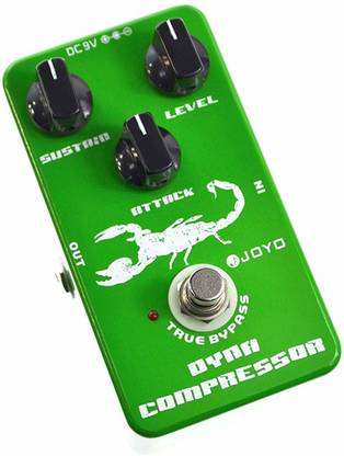 JOYO JF-10 Dynamic Compressor Guitar AMP Effect Pedal True Bypass 3 Knobs