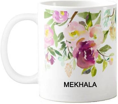 Exoctic Silver Mekhala Water Color Print 76 Ceramic Coffee Mug