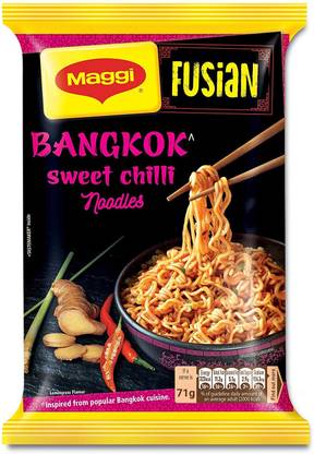 Maggi Fusian Bangkok Sweet Chilli Instant Noodles Vegetarian