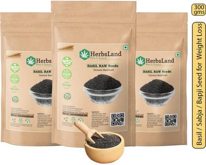 HerbsLand control appetite, provide nutrients, sabja/tulsi/weight loss Seed