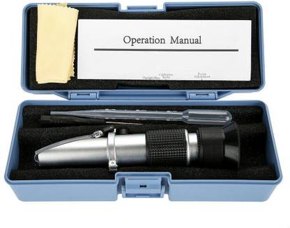 Despacito Professional Salinity Refractometer for Seawater and Marine Aquarium With Automatic Temperature Compensation, Marine Monitoring, Saltwater Testing, Water Reader, Aquarium Tester Manual Handheld Refractometer