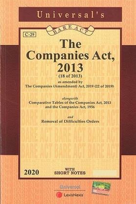 The Companies Act, 2013 (Bare Act)