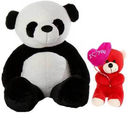 Eldry point Multi color Teddy Bear Panda  - 152 cm