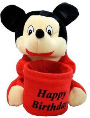 RDA business Collection pen stand mickey mouse Red 15cm - 15 cm (Red)  - 15 cm