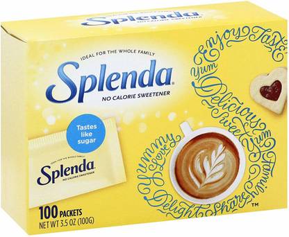 Splenda No Calorie Sweetener 100 Sachets (Imported) Sweetener