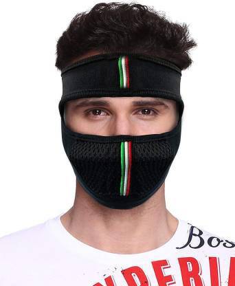 Palaksha Exports Black Bike Face Mask for Men & Women