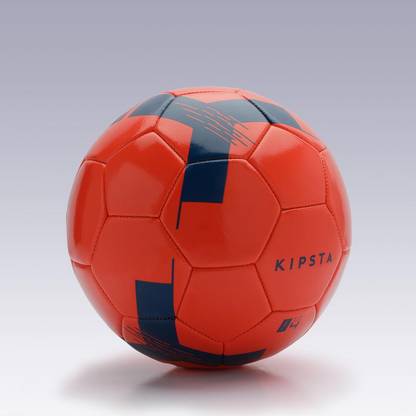 KIPSTA  by Decathlon DECATHLON Football Ball - First Kick -F100 Size 4 (Pack of 1, RED) Football - Size: 4