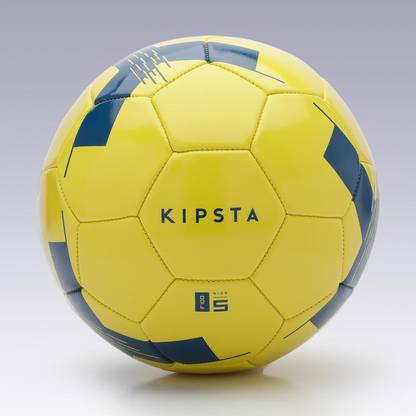 KIPSTA  by Decathlon DECATHLON Football Ball - First Kick -F100 Size 5 (Pack of 1, YELLOW) Football - Size: 5