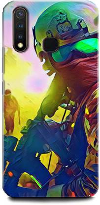 INDICRAFTS Back Cover for Vivo U3 ARMY, SOLDIER, COLOURFUL, WAR, GAME, COUNTER STRICK