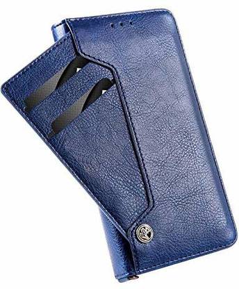Clickcase Wallet Case Cover for ON 6 Flipper Series Leather Case Stand Magnetic Closure Flip Cover(Blue)