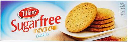 Tiffany Biscuit Sugar Free Oat Meal, 150g Pack of 2 Cookies Biscuit