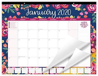 Bloom Daily Planners 2 Compartments Plastic Desk Calendars