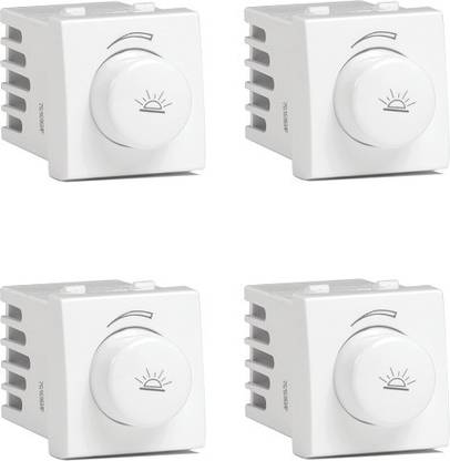 HAVELLS Coral 400W Dimmer( White,Pack of 4) 110 A Rotary Dimmer