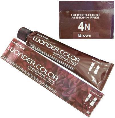 MATRIX Wonder Color Ammonia Free Hair Color 4N Brown , Brown
