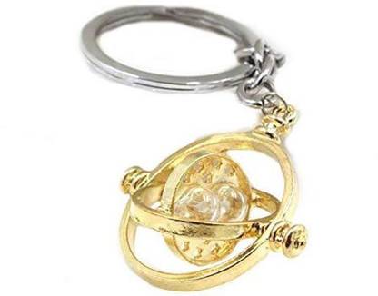 Blue Aura harry potter time turner key ring GOLD Key Chain