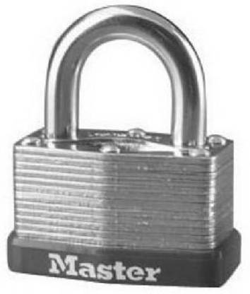 Master Lock Padlock, Laminated Steel Warded Lock, 1-3/4 in. Wide, 500D Padlock