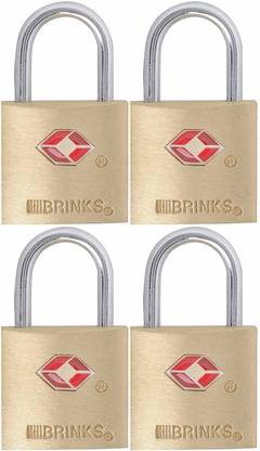 Brinks 171-20471 TSA Approved 22mm Keyed Luggage Lock, Solid Lock