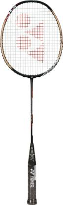 YONEX 0.9 DG SLIM(MAX TENSION: 35 lbs) Multicolor Strung Badminton Racquet