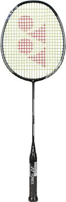 YONEX 0.5 DG SLIM(MAX TENSION: 35 lbs) Multicolor Strung Badminton Racquet