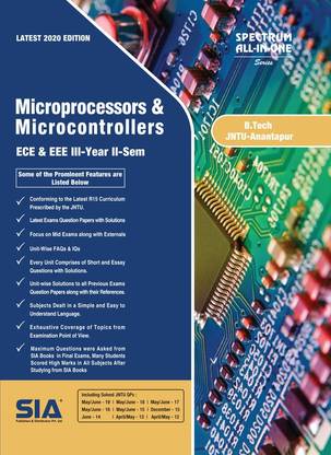 Microprocessors And Microcontrollers, B.Tech III-Year II-Sem (Common For ECE & EEE) R15, JNTU-ANANTAPUR, Latest 2020 Edition