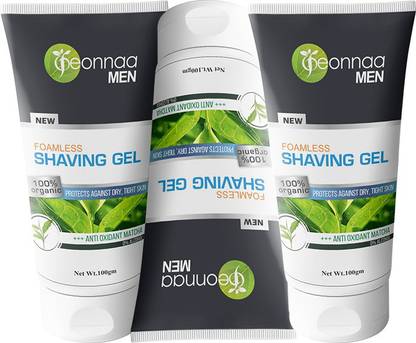 Feonnaa Foamless Shaving Gel Pack of 3