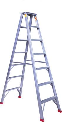 Alco 6-step foldable Aluminium Ladder (with anti skid shoes) 7-feet Aluminium Ladder
