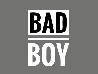 SUDARSHAN STICKER 20 cm "BAD BOY" - B Sides, Windows, Bumper, Hood Car Sticker - Size 20 Cm X 14 Cm Self Adhesive Sticker