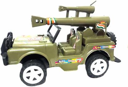 Quinergys 227-®RCL Gun Target Army Jeep Toy