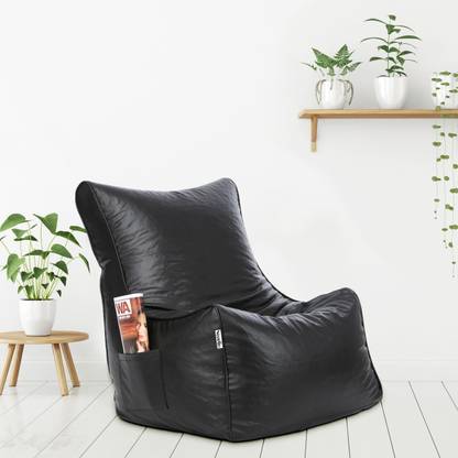 Flipkart Perfect Homes Studio XL Chair Bean Bag Cover  (Without Beans)