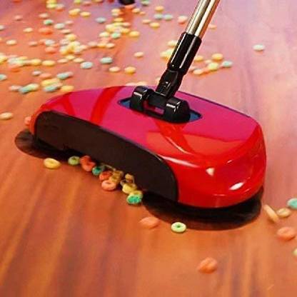 ACLIX All-in-One Sweeping Rotating Mop Bucket/Sweeper/Dust/Broom/Office Cleaning/Home Plastic Wet and Dry Broom