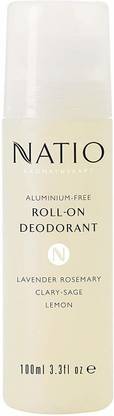 NATIO Aluminium Deodorant Roll-on  -  For Men