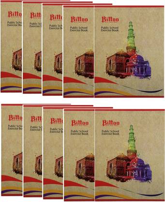 Bittoo Full Size Exercise Book Regular Notebook 60 Pages
