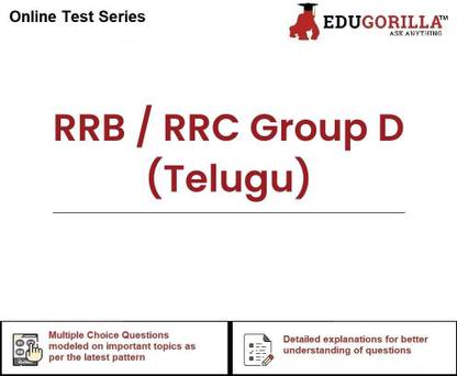 EduGorilla RRB / RRC Group D (Telugu)