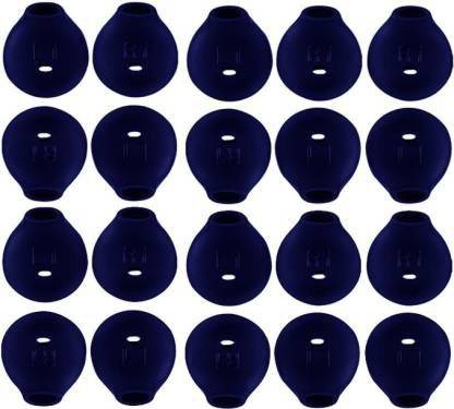 BUM Silicone Soft Earbuds In The Ear Headphone Cushion (Pack of 20, Blue) In The Ear Headphone Cushion