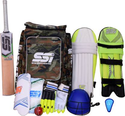 SSI sports 0007 cricket kit ful can handle kasmiri bat (youth kit) Cricket Kit